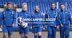 Desktop Screenshot of davidcampbellsoccer.com